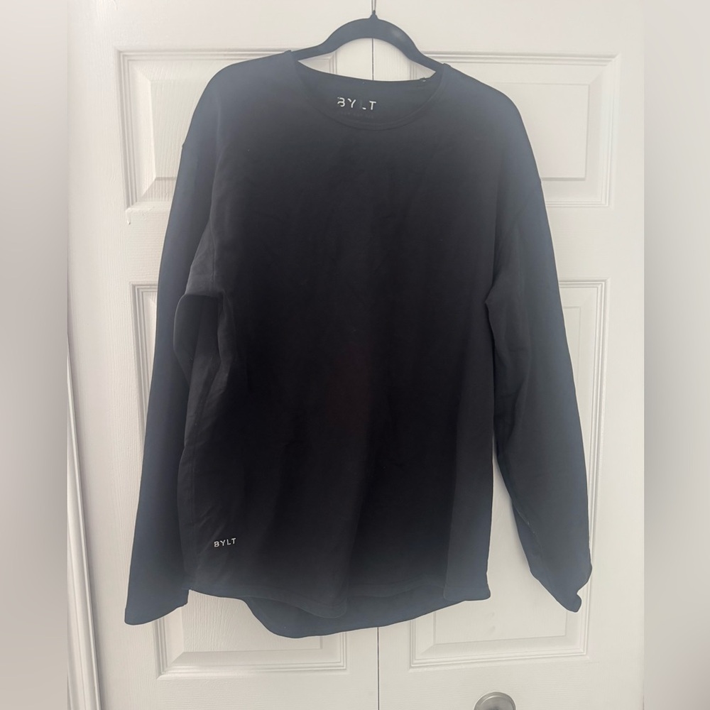 BYLT Basics Men's Black Long Sleeve Shirt